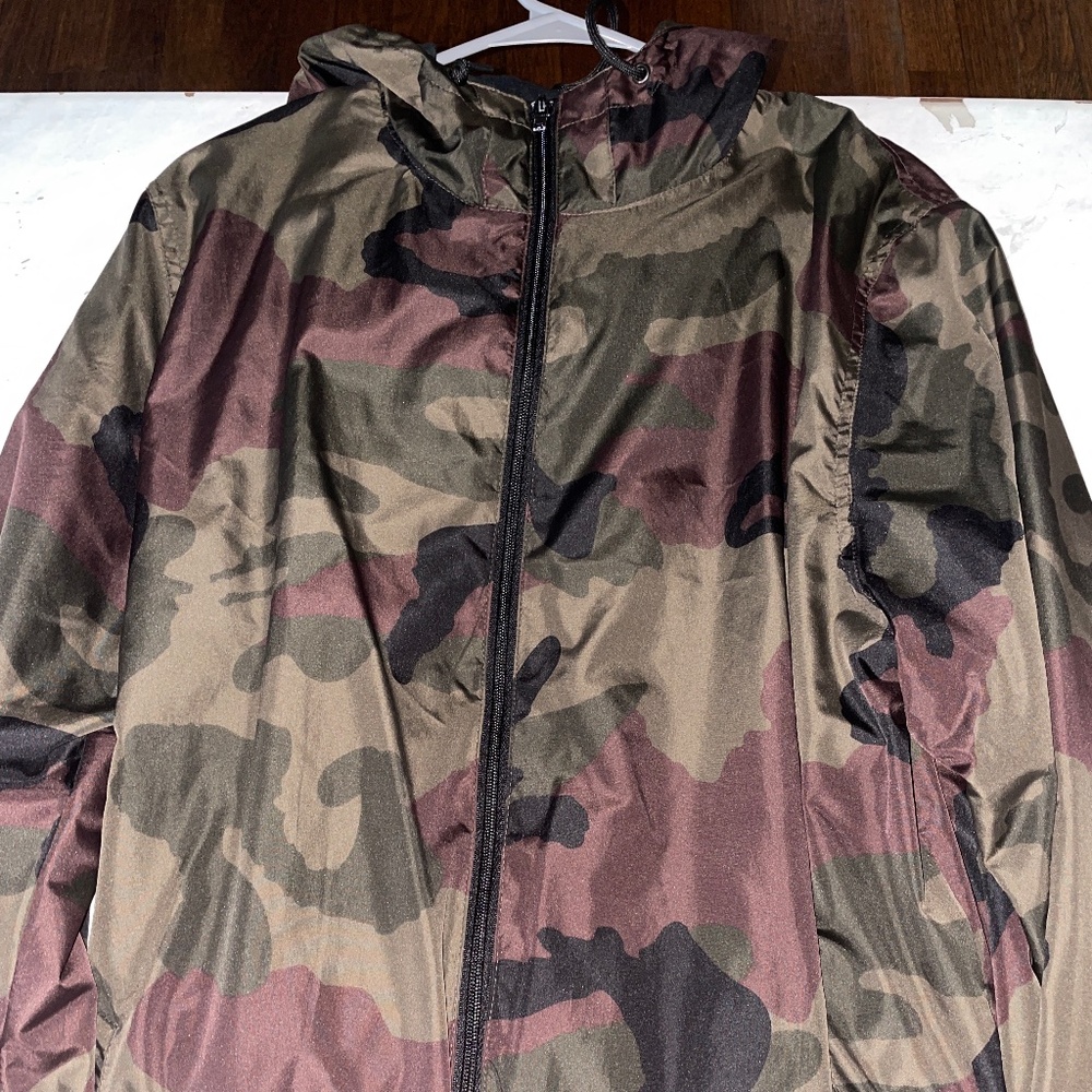 CAMO WIND BREAKER JACKET
